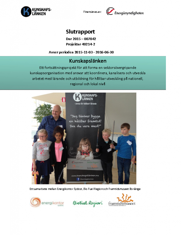 2016 SLUTRAPPORT Kunskapslänken del 2