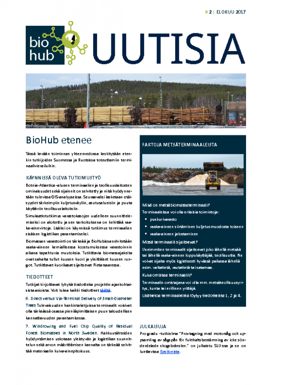 2017 BioHub Uutiskirje No 2