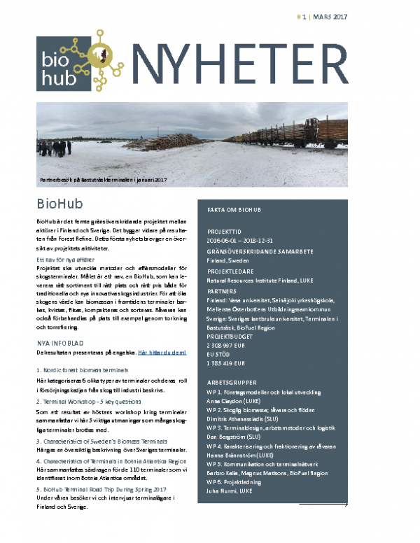 2017 Nyheter BioHub Nr 1