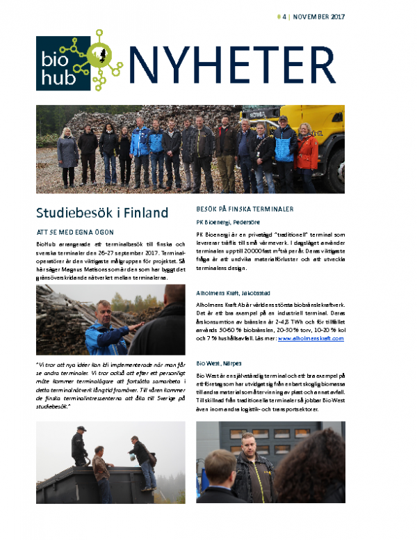 2017 BioHub Nyhetsbrev Nr 4