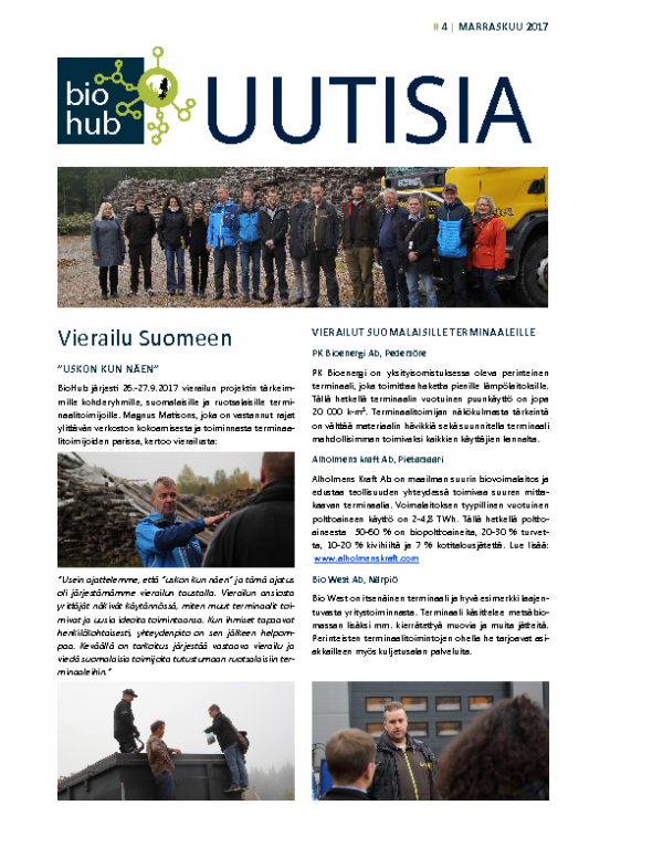 2017 BioHub Uutiskirje No 4