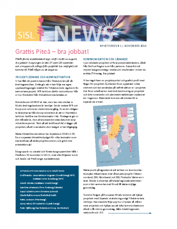 2016 SiSL Nyhetsbrev nr 1