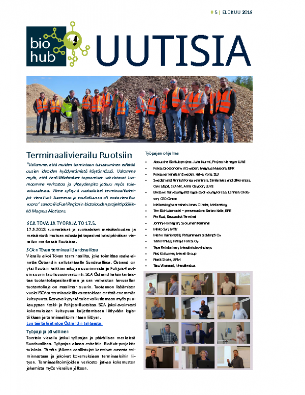 2018 BioHub Uutiskirje No 5