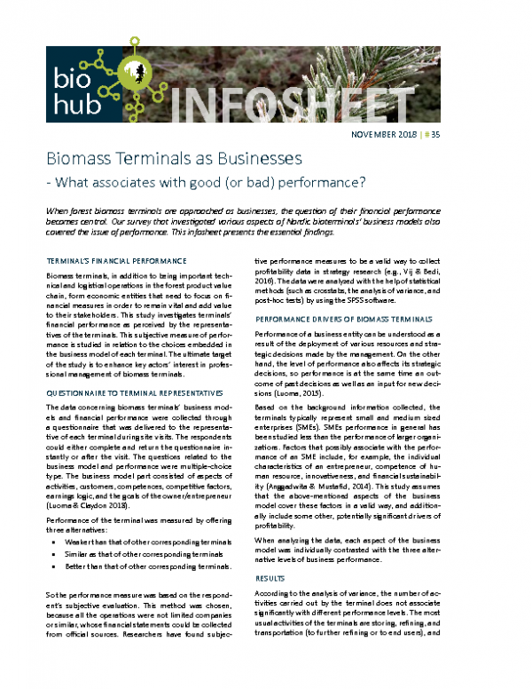 2018 No 35 Biomass Terminals as Businesses