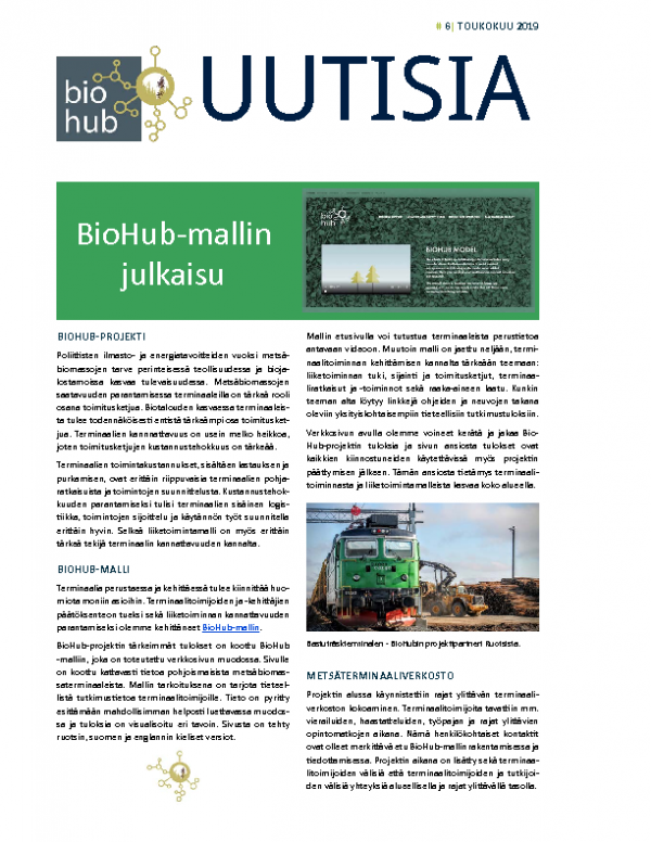 2019 BioHub Uutiskirje No 6