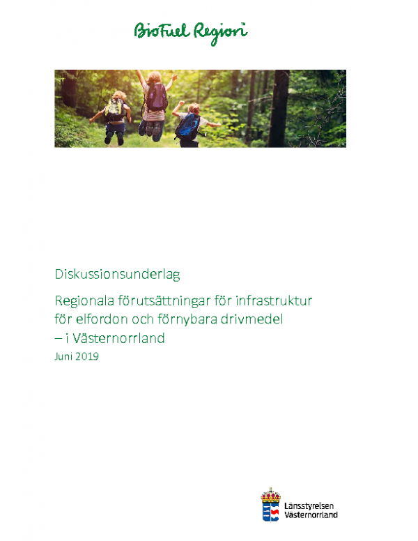 2019 Diskussion_Infrastruktur för elfordon och förnybart_Västernorrland