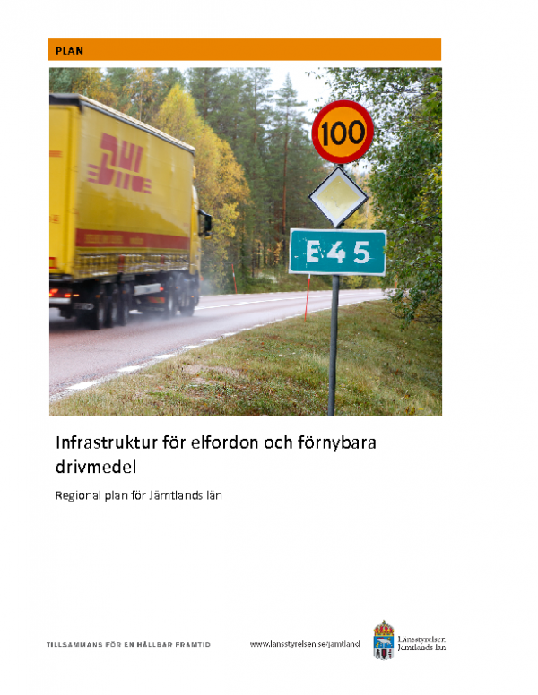 2020 Jämtland_Infrastruktur för elfordon och förnybara drivmedel
