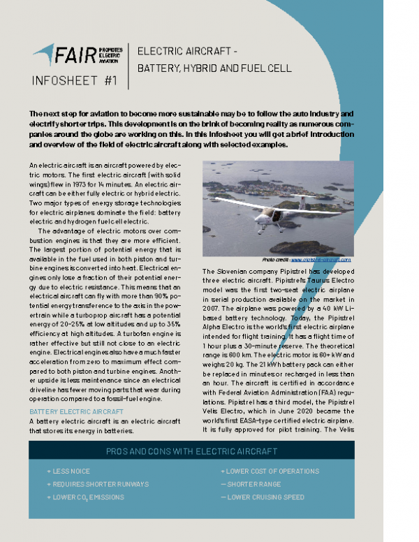 FAIR – Infosheet Nr 1