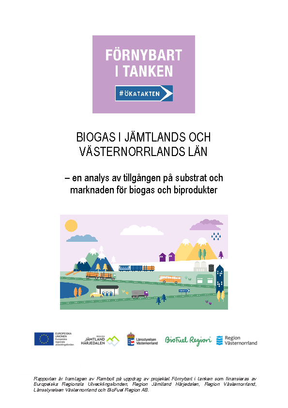 Ramboll (2023) Biogas i Jämtlands län och Västernorrlands län
